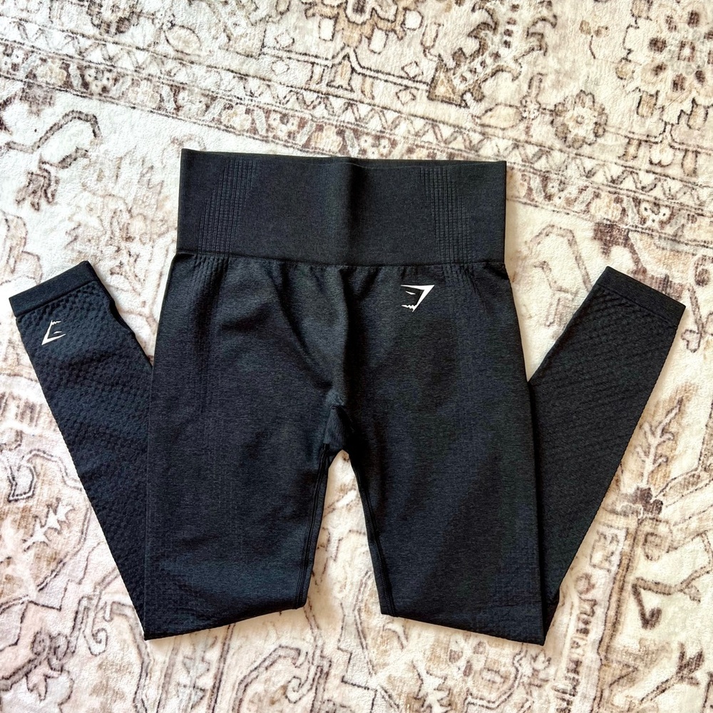 Gymshark Vital Seamless Black Leggings